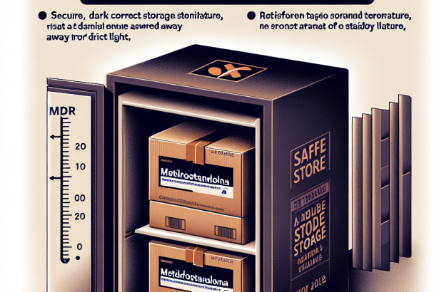 Cómo almacenar correctamente Metildrostanolona