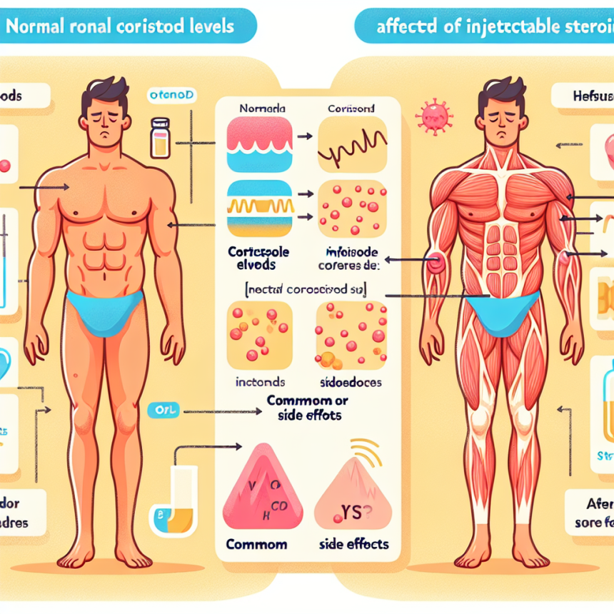 Cómo afectan los niveles de cortisol al usar Esteroides inyectables