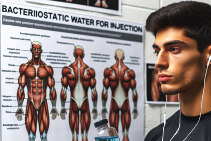 Agua bacteriostática para inyección y ritmo de crecimiento muscular en principiantes