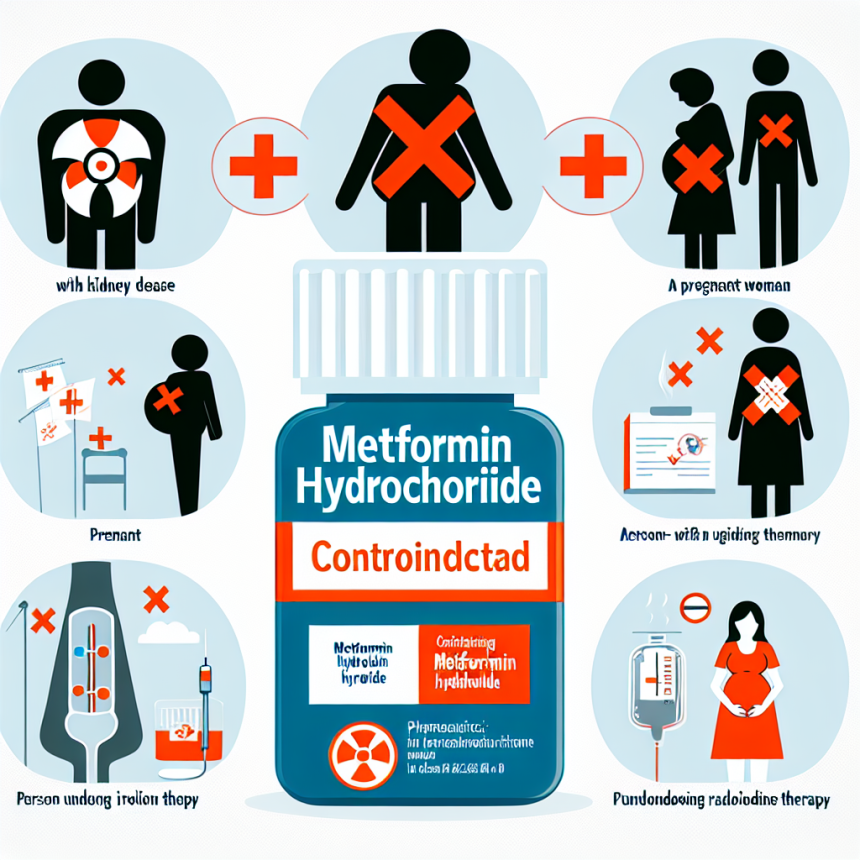 Casos en los que Metformin Hydrochlorid está contraindicado