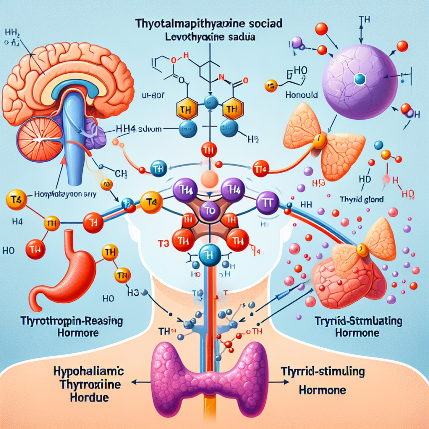 Cómo afecta L-Thyroxine Sodium/Levothyroxine Sodium (LT4 sodium) al eje HPTA