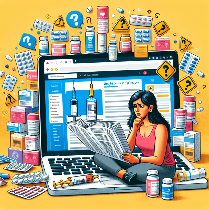 Dificultades comunes al adquirir Inyecciones y pastillas para adelgazar online