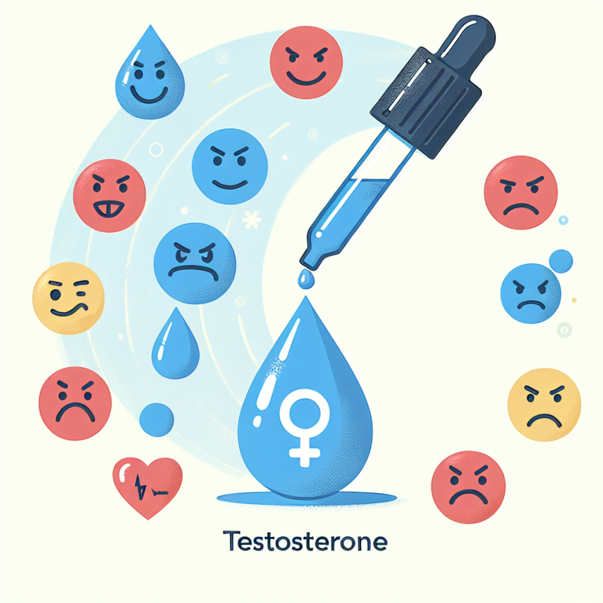 ¿Puede Suspensión acuosa de testosterona alterar el estado emocional?