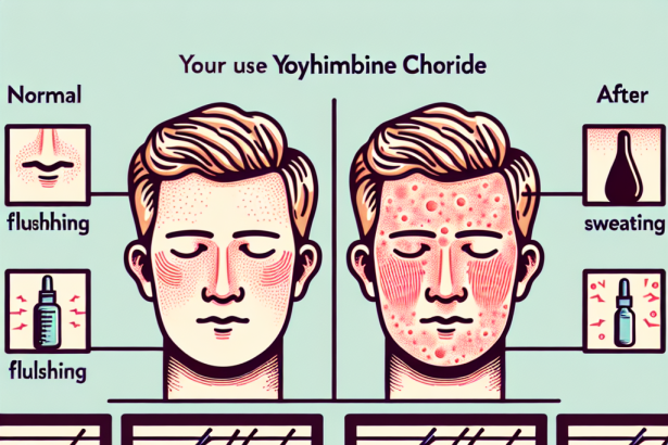 Qué cambios hay en la piel durante el uso de Yohimbine chlorine