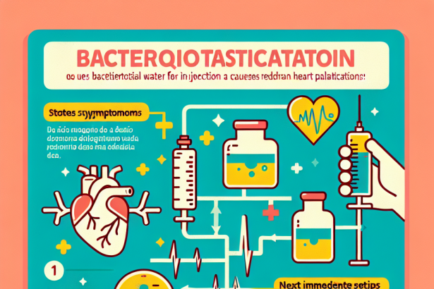 Qué hacer si Agua bacteriostática para inyección provoca palpitaciones