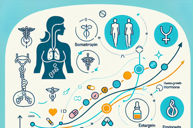 Somatropina y niveles de estrógeno