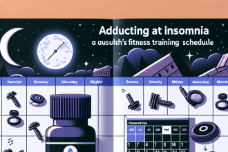 Cómo ajustar el entrenamiento si Exemestane produce insomnio