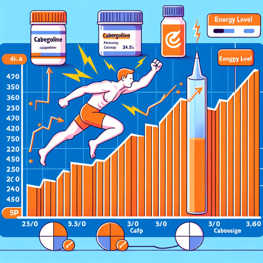 Qué cambios esperar en los niveles de energía con Cabergolina