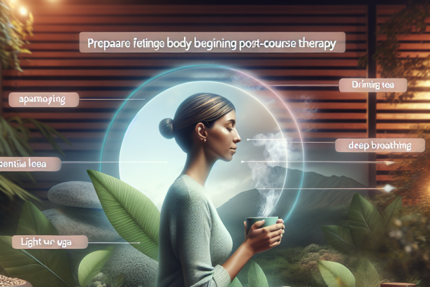 Cómo preparar el cuerpo antes de comenzar Terapia posterior al curso