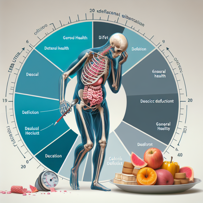 Cómo se comporta Salud general con déficit calórico severo