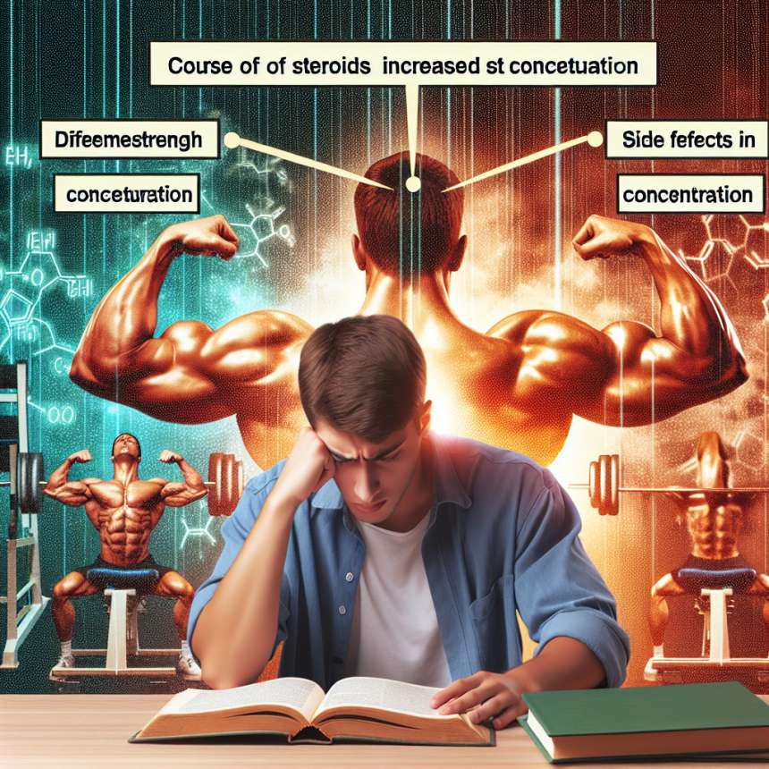Cursos de esteroides para aumentar la fuerza y dificultad para concentrarse