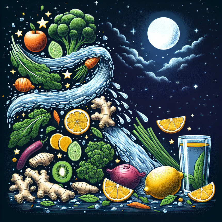 Limpieza y desintoxicación y control del apetito nocturno