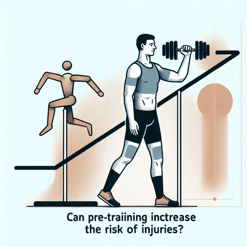 ¿Pre-Entrenamiento puede aumentar el riesgo de lesiones?