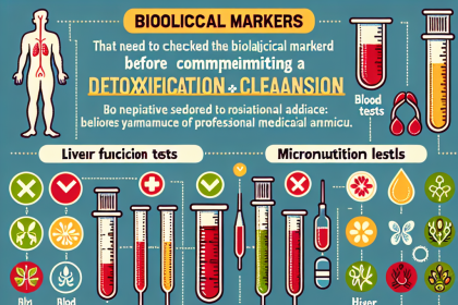Qué biomarcadores revisar antes de usar Limpieza y desintoxicación