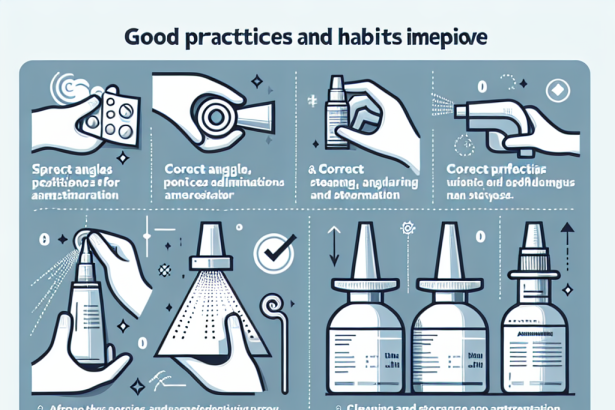 Qué hábitos mejoran la eficacia de Aerosoles nasales