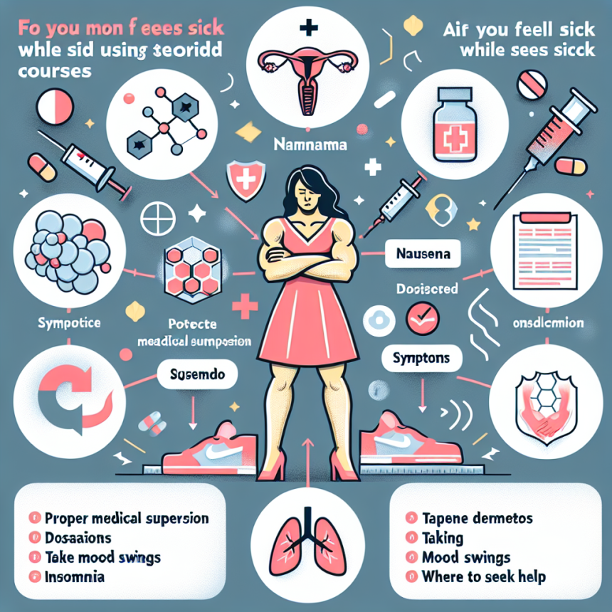 Qué hacer si te sientes enfermo usando Cursos de esteroides para mujeres