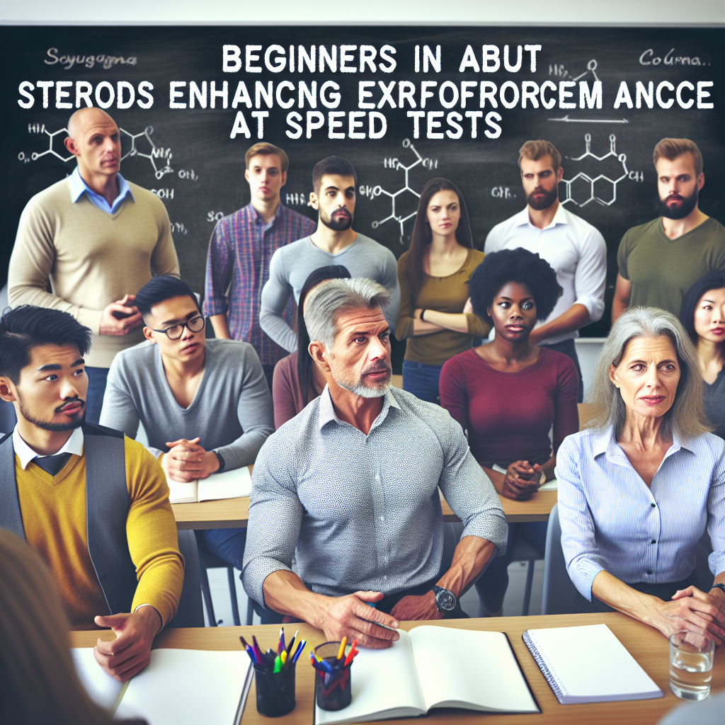 ¿Cursos de esteroides para principiantes mejora el rendimiento en pruebas de velocidad?